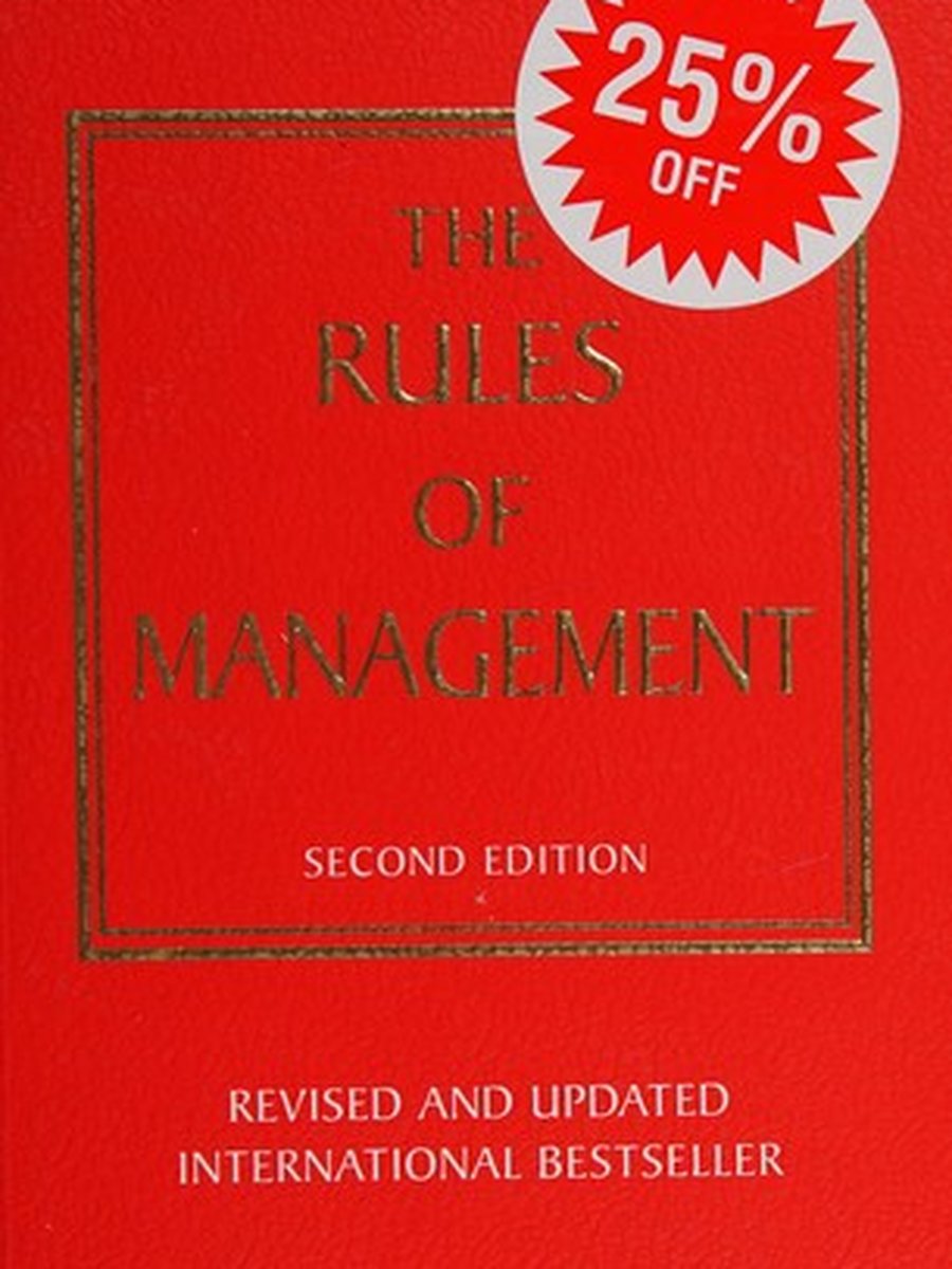 The Rules of Management