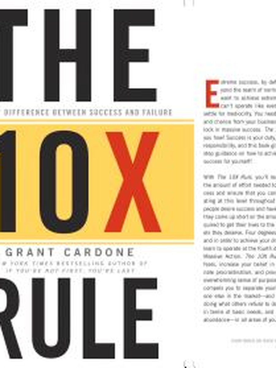 The 10x Rule (Full Text)